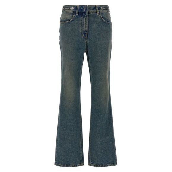 【関税込み】givenchy Chain jeans with logo Givenchy Chain Jeans With Logo In Blue | ModeSens